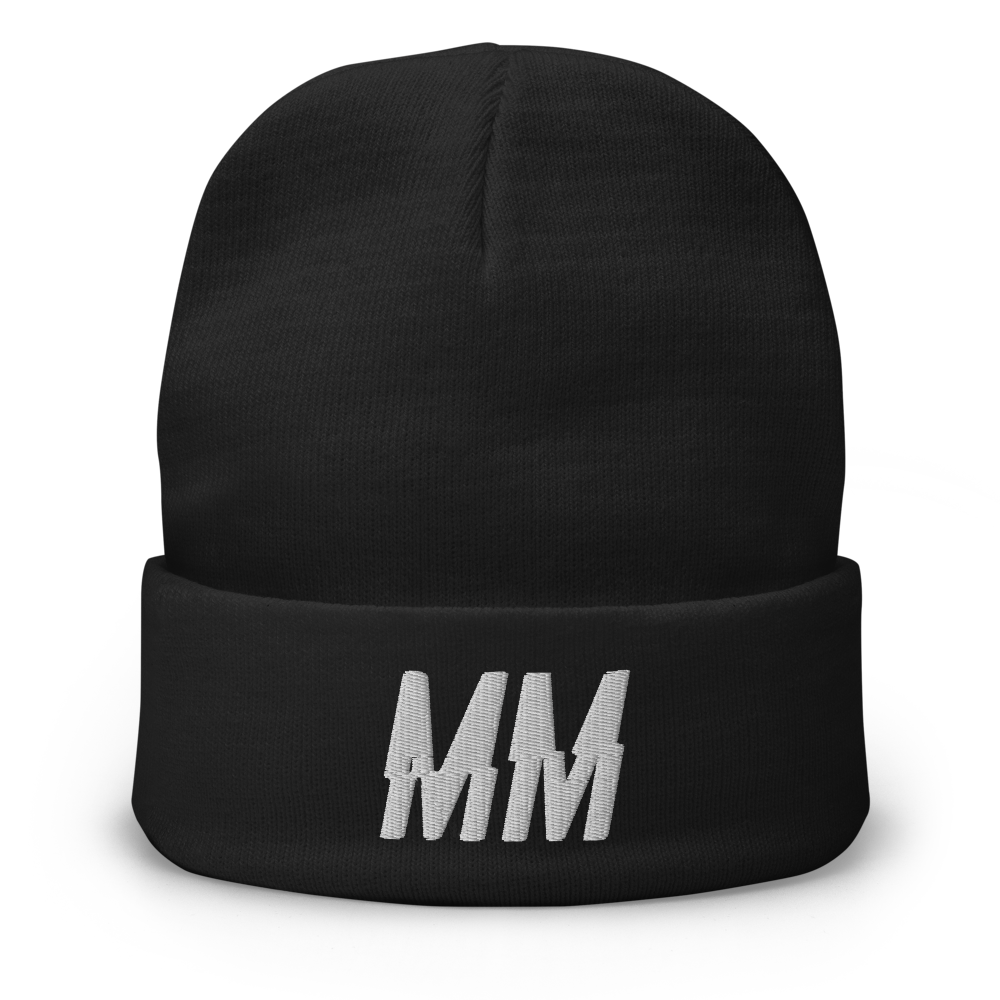 Mother Mother white logo beanie