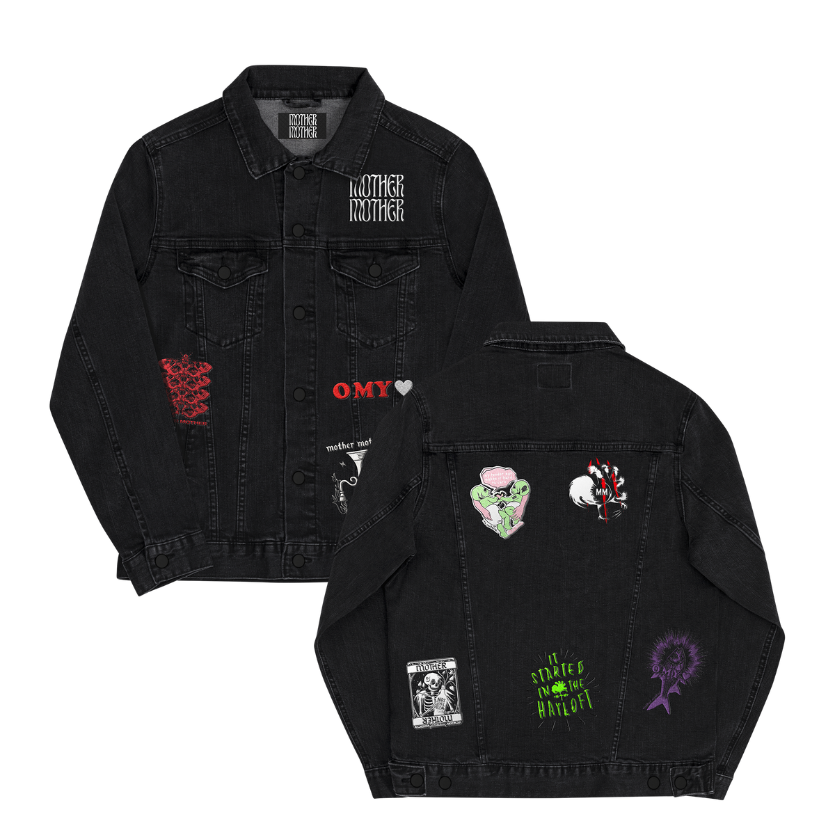 Patch Denim Jacket