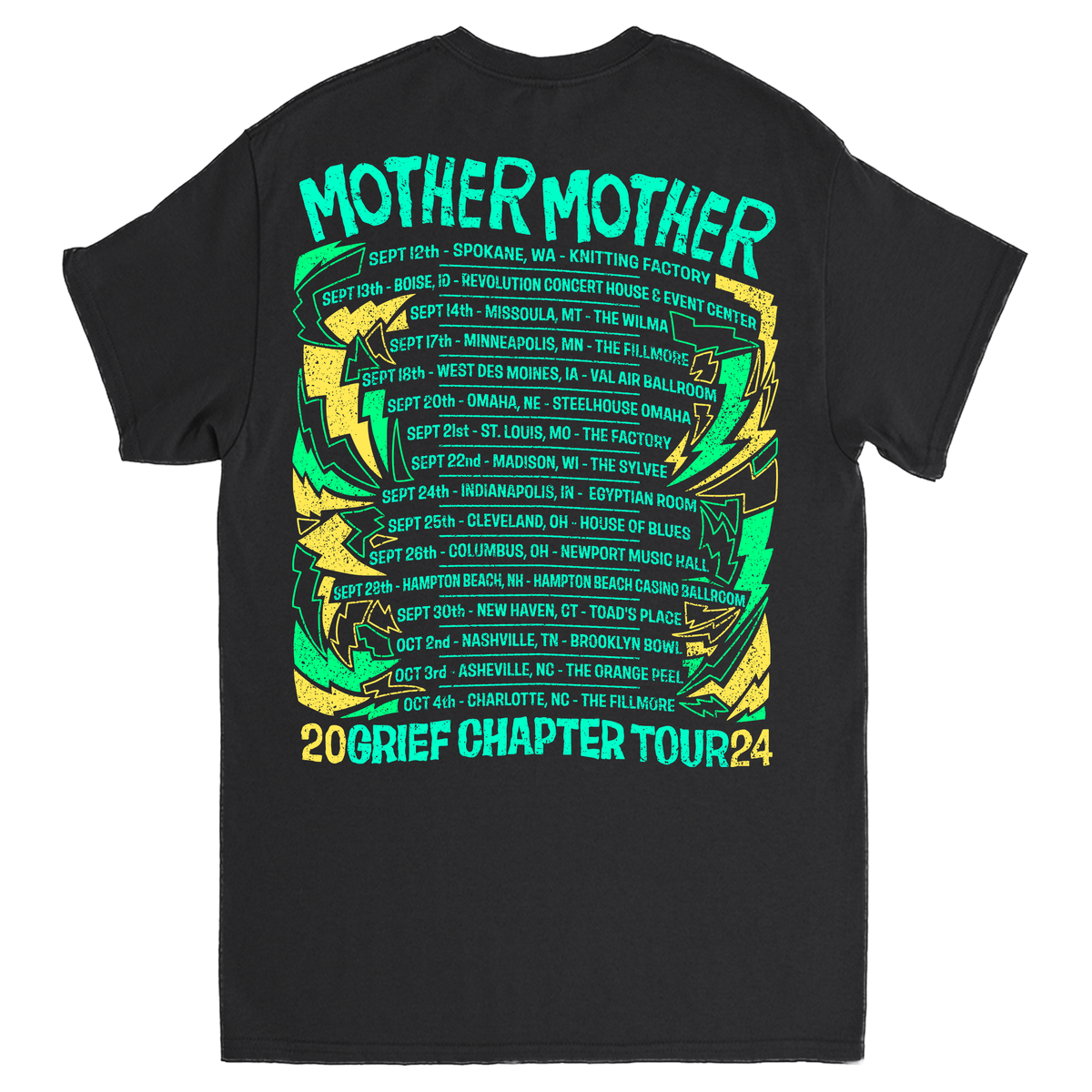 Grief Chapter Canada Tour Tee