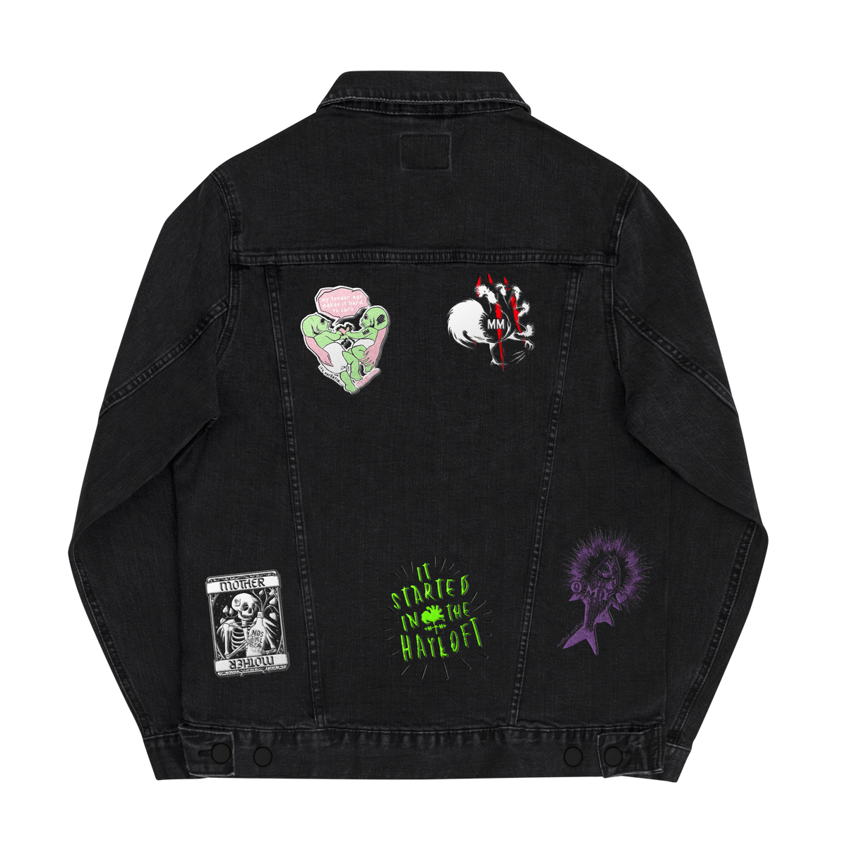 Patch Denim Jacket