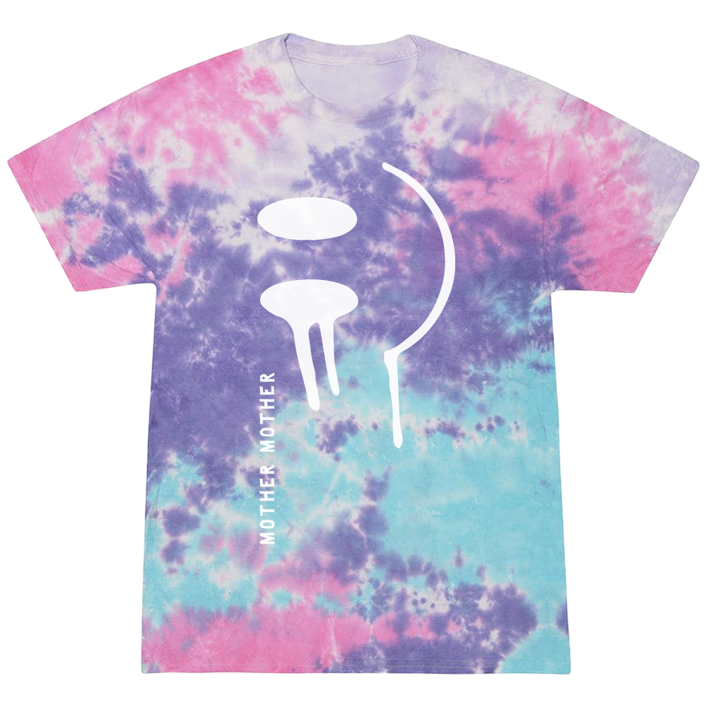 Smiley Tie-Dye Tee ﻿(Inside Tour Edition) – Mother Mother Merch Canada